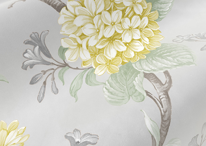 Bouquet Velvet, Primrose - Roman Blind - Image 4
